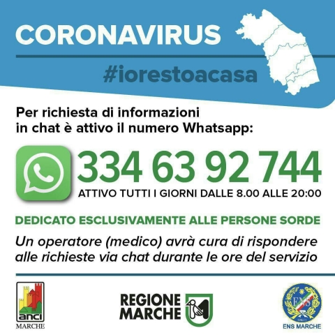 regione marche coronavirus